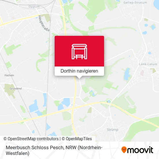 Meerbusch Schloss Pesch Karte