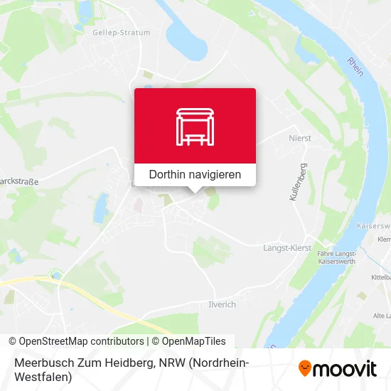 Meerbusch Zum Heidberg Karte