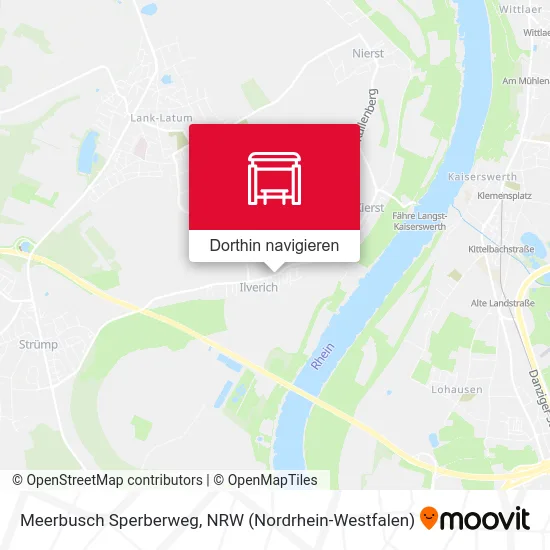 Meerbusch Sperberweg Karte