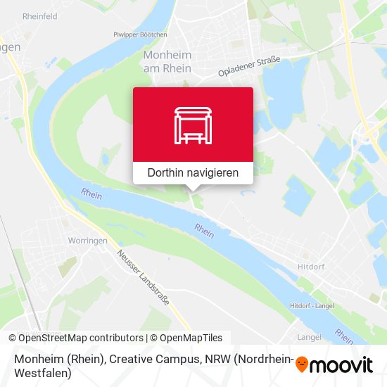 Monheim (Rhein), Creative Campus Karte