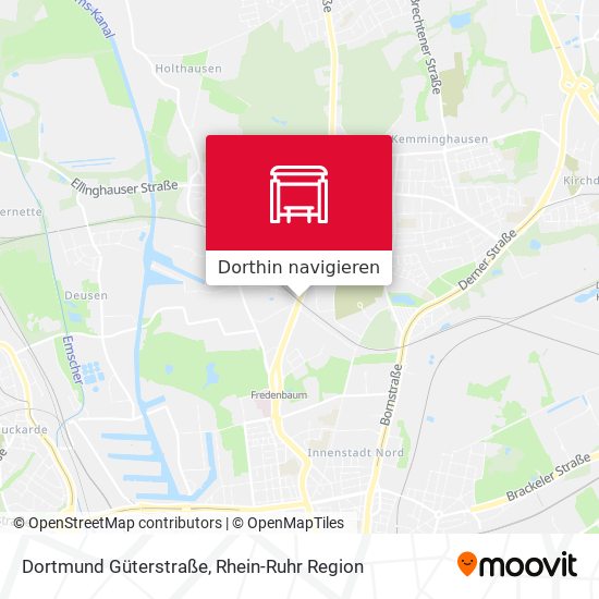 Dortmund Güterstraße Karte