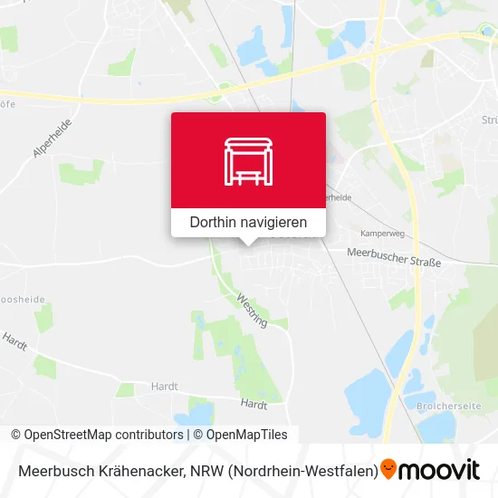 Meerbusch Krähenacker Karte