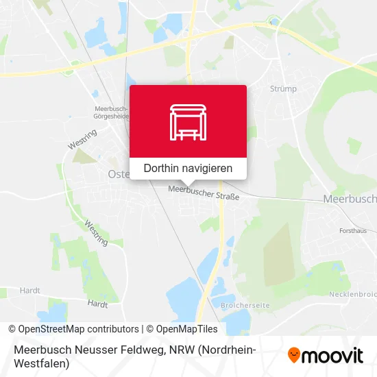 Meerbusch Neusser Feldweg Karte