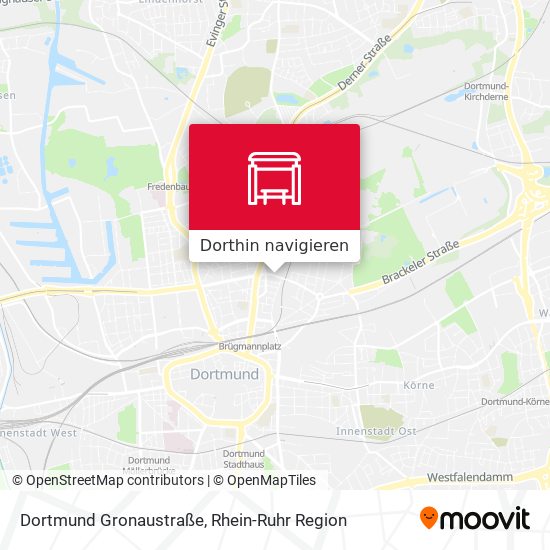 Dortmund Gronaustraße Karte