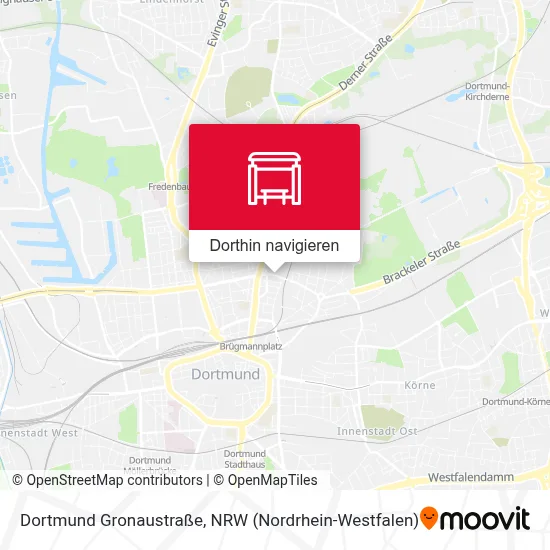 Dortmund Gronaustraße Karte