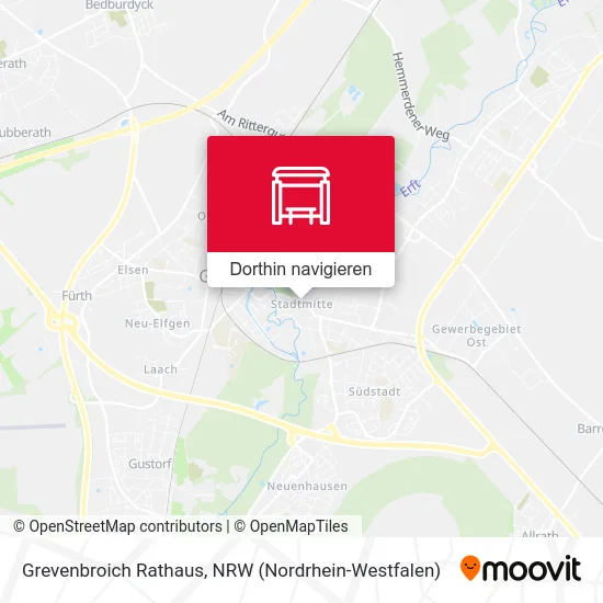 Grevenbroich Rathaus Karte