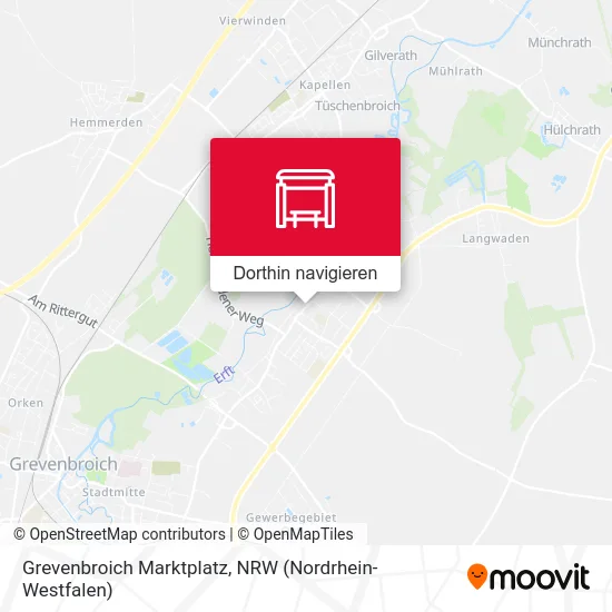 Grevenbroich Marktplatz Karte