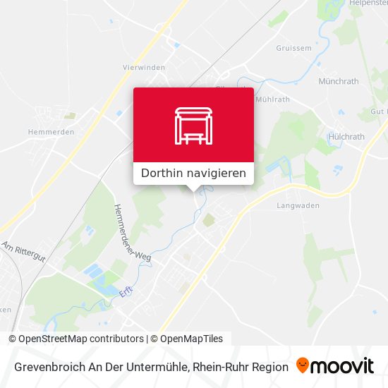 Grevenbroich An Der Untermühle Karte
