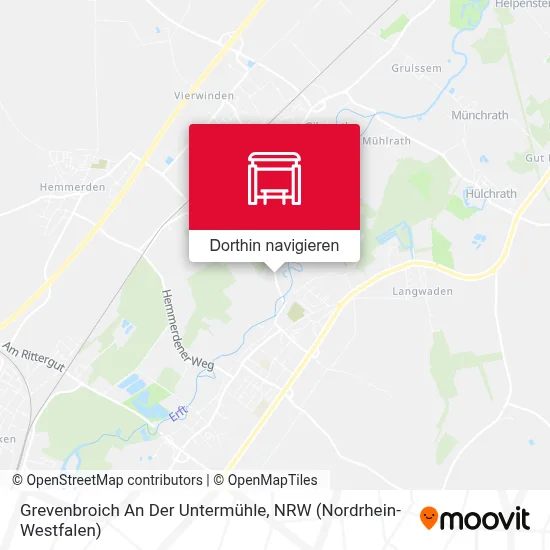 Grevenbroich An Der Untermühle Karte