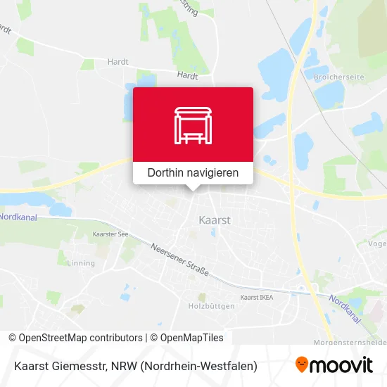Kaarst Giemesstr Karte