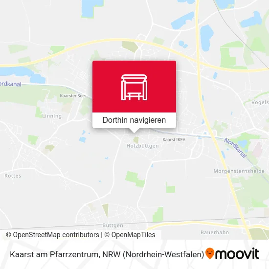 Kaarst am Pfarrzentrum Karte