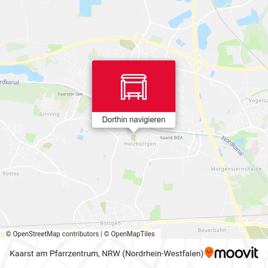 Kaarst am Pfarrzentrum Karte