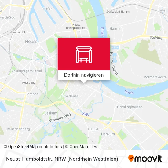 Neuss Humboldtstr. Karte