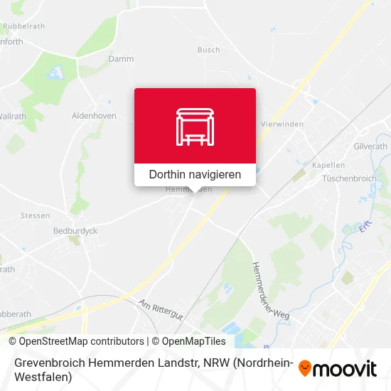 Grevenbroich Hemmerden Landstr Karte