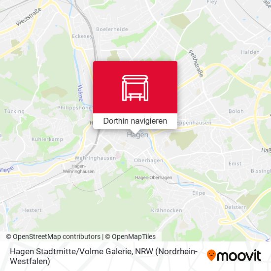 Hagen Stadtmitte/Volme Galerie Karte