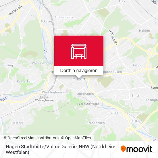 Hagen Stadtmitte/Volme Galerie Karte