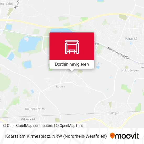 Kaarst am Kirmesplatz Karte