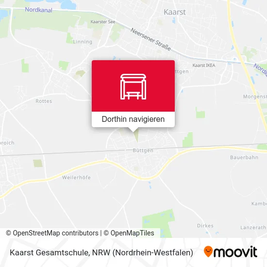 Kaarst Gesamtschule Karte