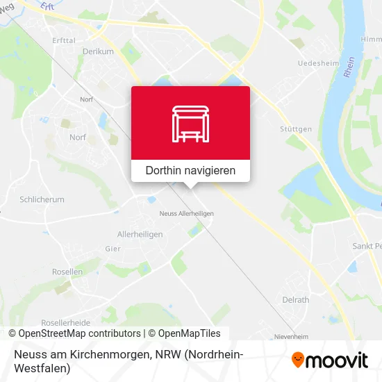 Neuss am Kirchenmorgen Karte