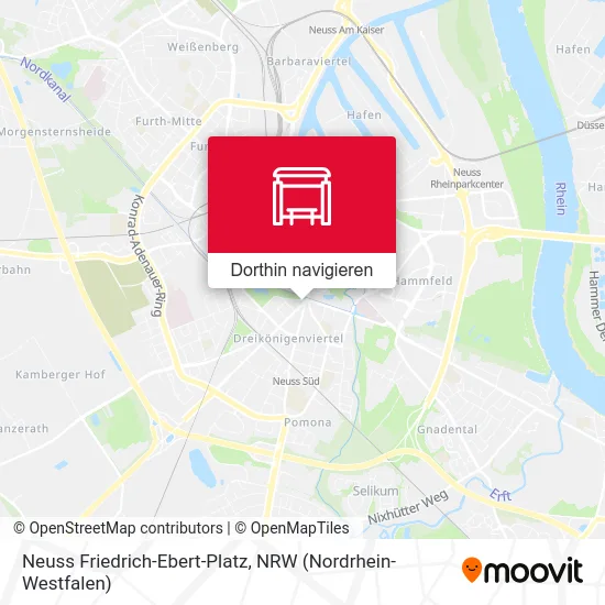Neuss Friedrich-Ebert-Platz Karte