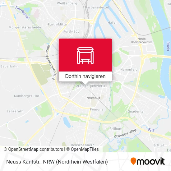 Neuss Kantstr. Karte