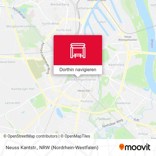 Neuss Kantstr. Karte