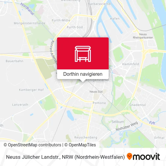 Neuss Jülicher Landstr. Karte