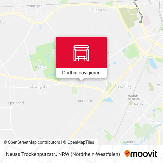 Neuss Trockenpützstr. Karte