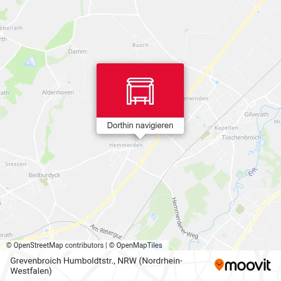 Grevenbroich Humboldtstr. Karte