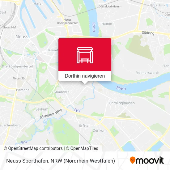 Neuss Sporthafen Karte