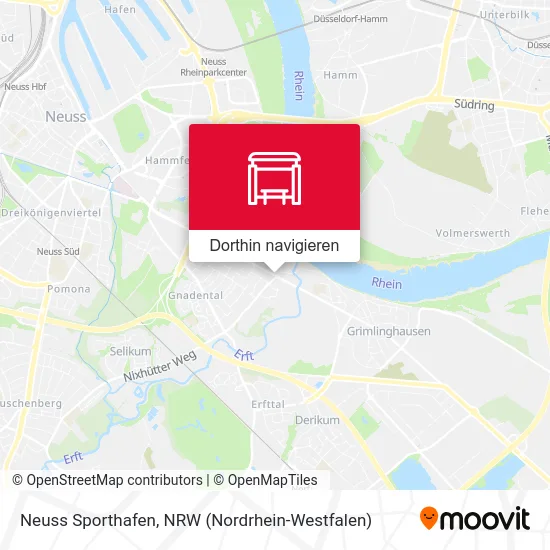 Neuss Sporthafen Karte