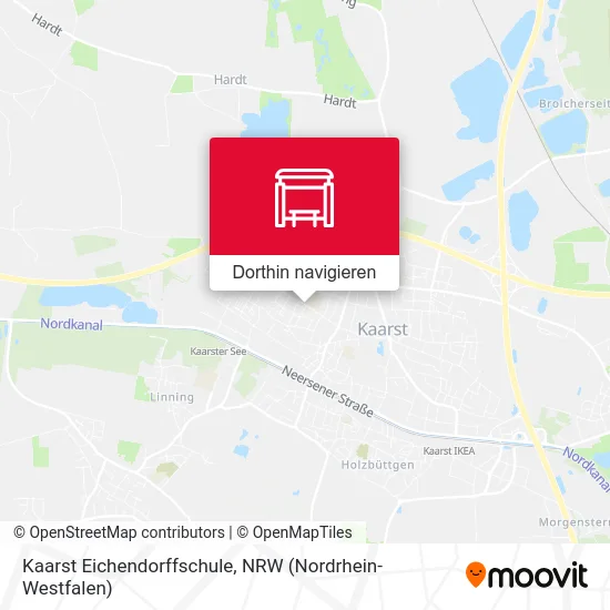 Kaarst Eichendorffschule Karte