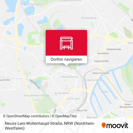 Neuss Leni-Wollenhaupt-Straße Karte