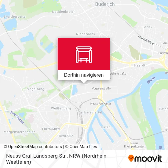 Neuss Graf-Landsberg-Str. Karte