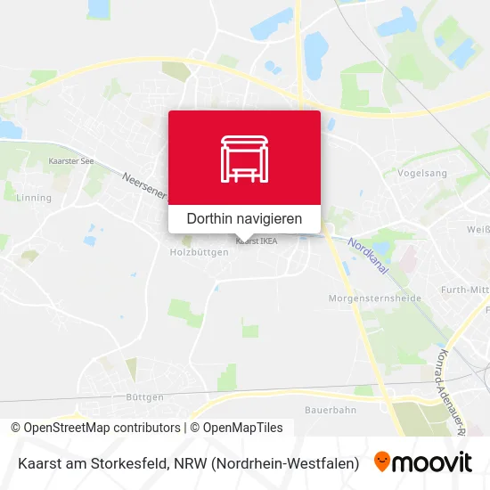 Kaarst am Storkesfeld Karte