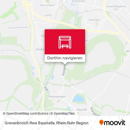 Grevenbroich Rwe Baustelle Karte