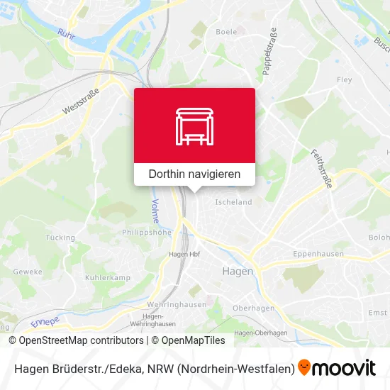 Hagen Brüderstr./Edeka Karte