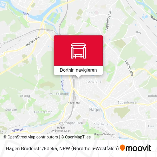 Hagen Brüderstr./Edeka Karte