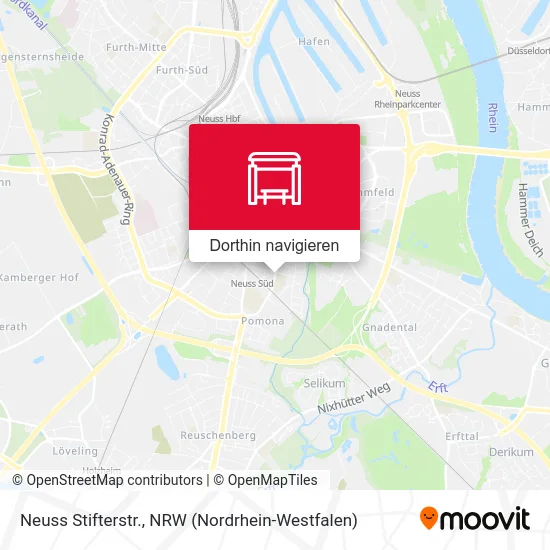 Neuss Stifterstr. Karte