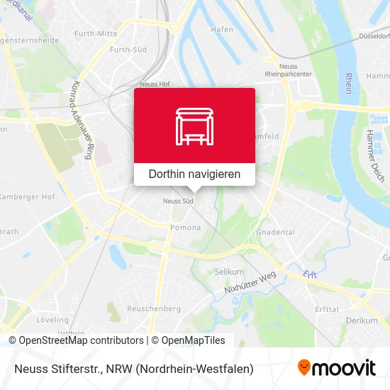 Neuss Stifterstr. Karte