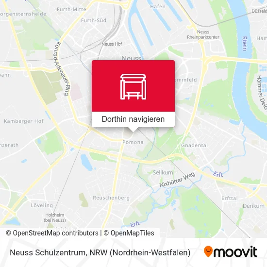 Neuss Schulzentrum Karte