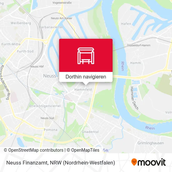 Neuss Finanzamt Karte