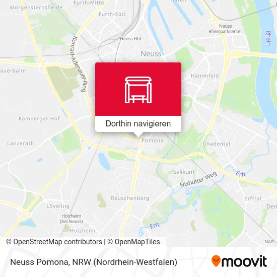 Neuss Pomona Karte
