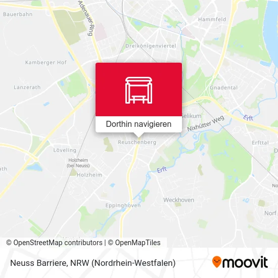 Neuss Barriere Karte