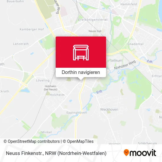 Neuss Finkenstr. Karte