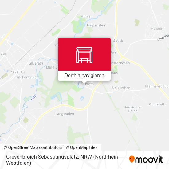 Grevenbroich Sebastianusplatz Karte