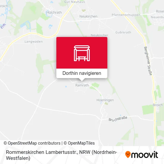 Rommerskirchen Lambertusstr. Karte