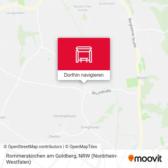 Rommerskirchen am Goldberg Karte