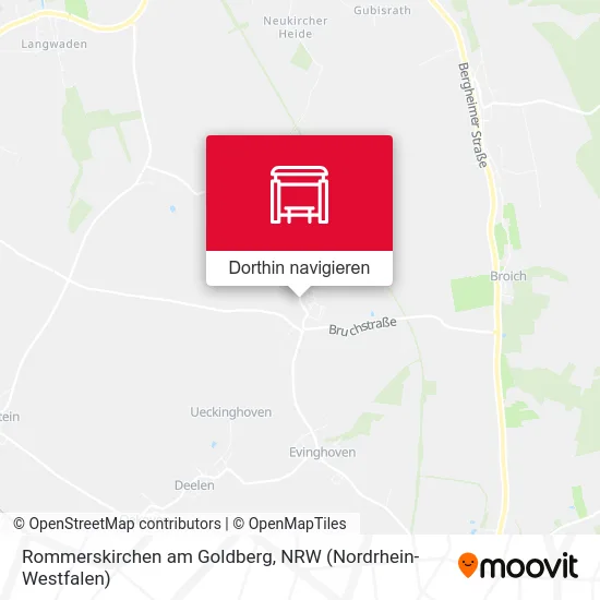 Rommerskirchen am Goldberg Karte