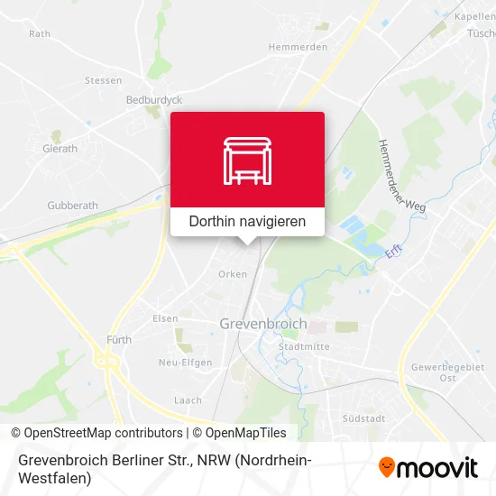 Grevenbroich Berliner Str. Karte